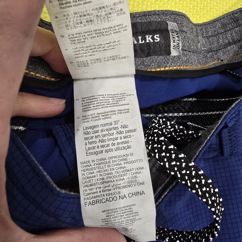 Rip Curl Boardwalks Global Entry Mirage Shorts Men's 30 Blue Hybrid Walkshorts‎